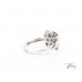 18К Бяло Злато Невероятен  Пръстен  Сапфир и Диаманти Bloom Jewellery